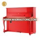 HD-L123 Upright 88 key Digital Piano Red Polish w/ Midi interface , electronic piano Touch Response Keys